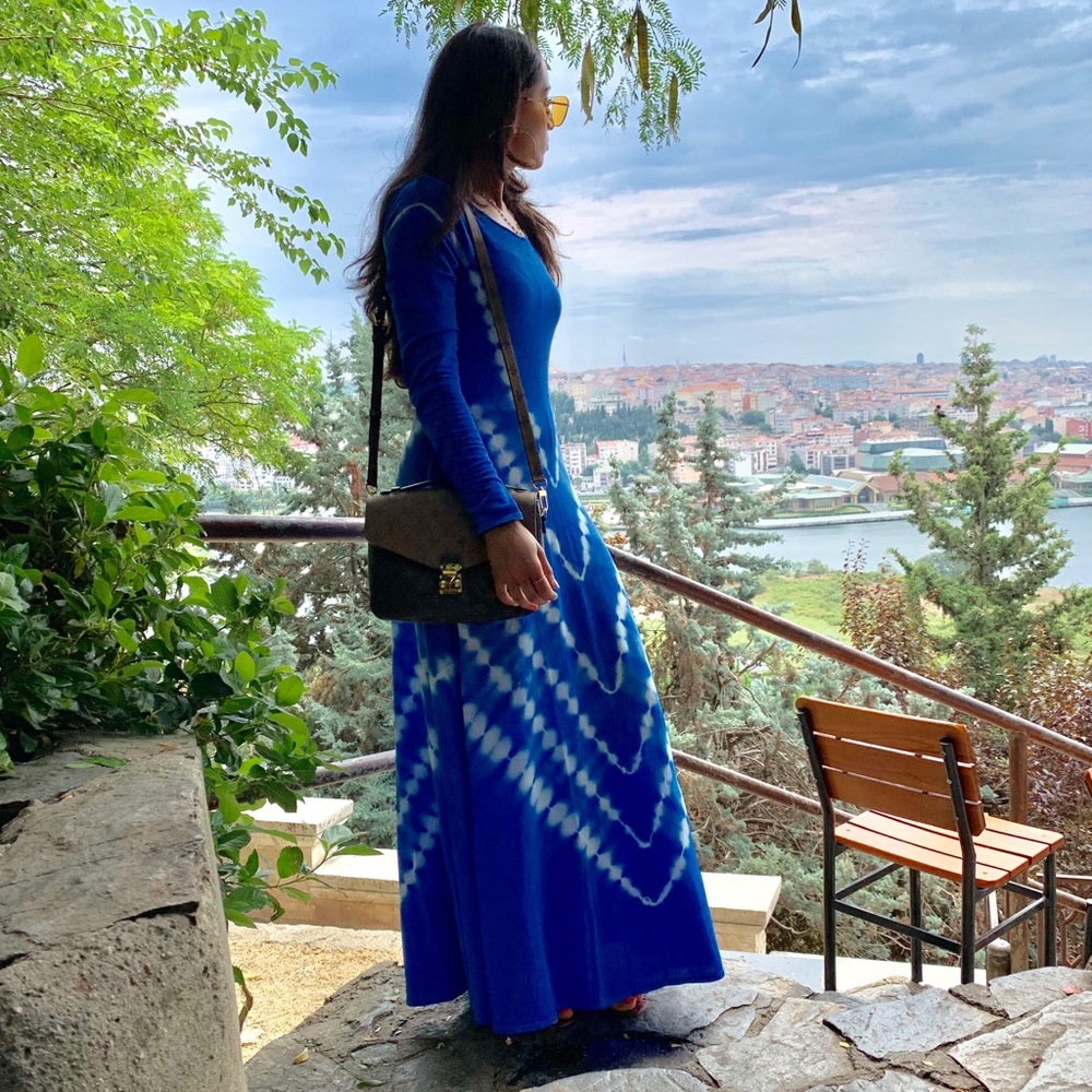 Knit tie dye ZARA dress